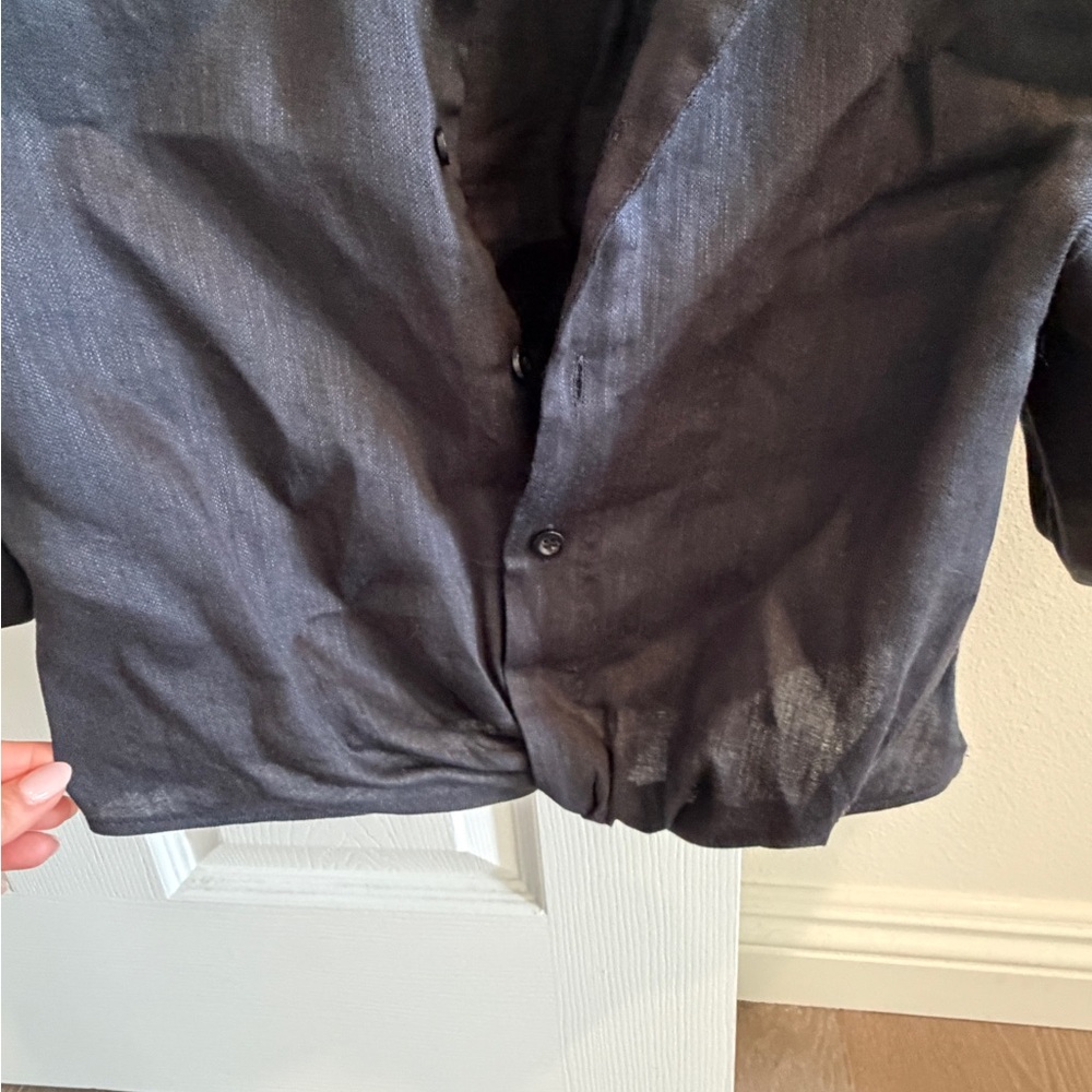 Frame Cropped Button Down - image 3